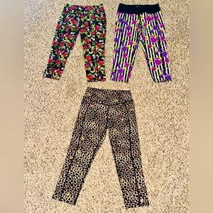 Bundle of 3 Betsey Johnson Exercise Leggings